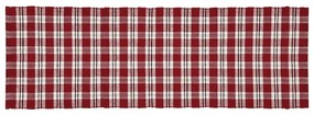 Traversă de masă Happy check bordo/negru , 35 x 120 cm, 35 х 120 cm