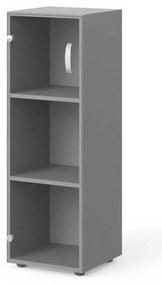 Dulap mediu Manager 39,9 x 42,2 x 119,5 cm, stânga, gri
