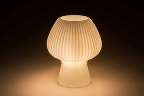 Veioza/Lampa de masa decorativa, Vinelle alb