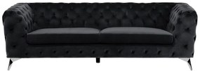 Canapea 3 locuri Sundby (negru) . 1008946