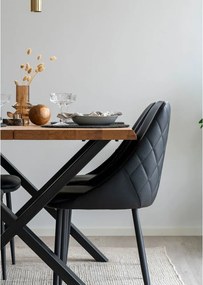 Masă dining cu blat din lemn masiv de stejar House Nordic Toulon, 140 x 95 cm