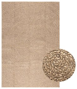 vidaXL Covor ZIZUR aspect iută 140x200 cm, pentru interior și exterior