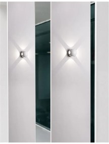 Aplica LED ambientala de exterior IP54 COMO 4 alba NVL-852436