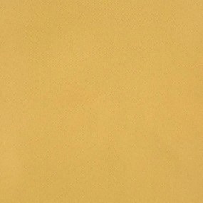 Draperie decorativă galbenă monocromă cu inele incorporate 140 x 250 cm