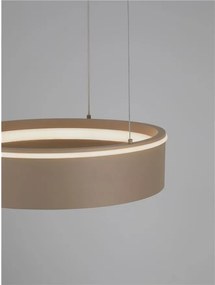 Lustra LED design circular OLIVIA bej D-40cm