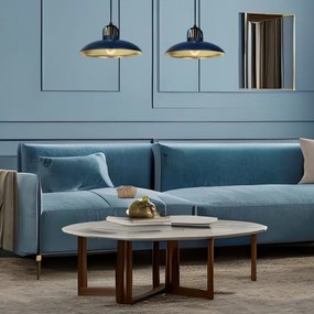 Lustră pe cablu Brilagi FLAMENGO 2xE27/60W/230V albastru