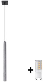Lustră LED pe cablu Brilagi DRIFA 1xG9/4W/230V gri
