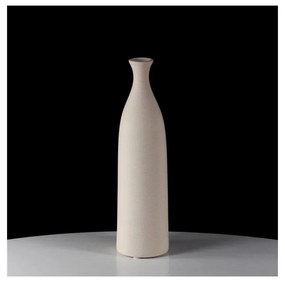 Vază ceramică albă, 33 cm