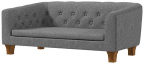 PawHut Canapea pentru câine de talie mică și medie cu pernă moale detașabilă, instalare simplă, 96 x 60 x 42 cm, gri | Aosom Romania