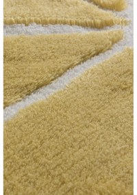 Covoraș de baie galben 100x60 cm Limon – Foutastic