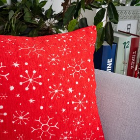Față de pernă 4Home Snowfall in Red, 45 x 45 cm