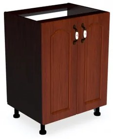 Corp inferior 60 cu 2 usi Zebra MDF mustata cedru