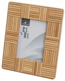 Ramă foto în culoare naturală de sine stătătoare din bambus 23x28 cm – Casa Selección