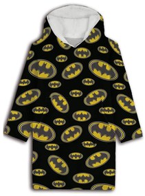 Batman pătură polar plușată, poncho 7-14 ani