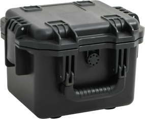 vidaXL Carcasă de transport portabilă, negru, 30x24,5x20 cm, PP