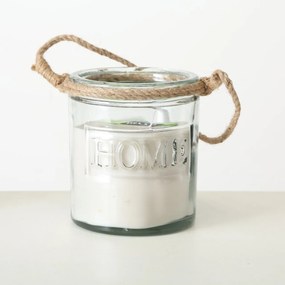 Lumanare din ceara, in recipient de sticla, Country Home