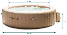 Jacuzzi gonflabil cu hidromasaj 6 osôb