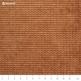 Canapea maro extensibilă/cu spațiu de depozitare cu tapițerie din catifea reiată 215 cm Bjork – Bonami Selection