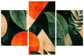 Tablou - Motive naturale geometrice II. (90x60 cm)
