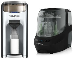 Pachet BebeStart 14 - Espressor Formula Pro Advanced White + Bottle Washer Pro Black