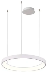 Lustra LED cu telecomanda design circular AGNES 58 DIMM CCT SWITCH WH