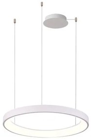 Lustra LED cu telecomanda design circular AGNES 58 DIMM CCT SWITCH WH