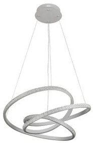 Lustră LED dimabilă suspendată pe cablu LED/90W/230V 3000-6500K Ø47 cm + telecomandă