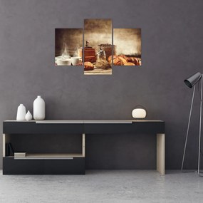 Tablou - Cafea și mic dejun (90x60 cm)