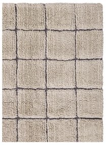 Covor bej țesut manual din lână 230x300 cm Mosaic Sandstone – Lorena Canals