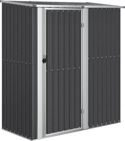 vidaXL Șopron pentru grădină, antracit, 180,5x97x209,5 cm, oțel zincat