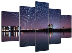 Tablou cu cerul nocturn și stele (150x105 cm)