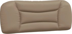 vidaXL Pernă pentru tăblie pat, Hvar, cappuccino, 100 cm, piele artificială