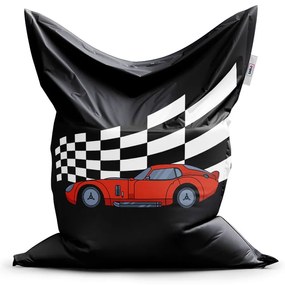 Sac de șezut Classic mașină de curse, negru / roșu