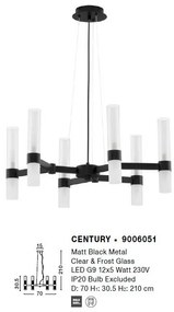 Lustra suspendata design modern CENTURY D70cm