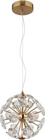 Globo 16047H - Lustru LED suspendat pe cablu VIRINA LED/12W/230V 3000K auriu