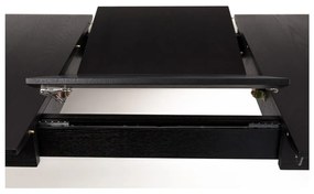 Masă extensibilă Zuiver Glimps, 120 x 80 cm, negru