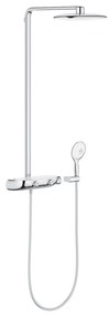 Coloana de dus crom cu baterie termostatata Grohe Euphoria Smartcontrol 360