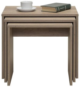 Masă pliabilă SHP Light Walnut, 3 buc
