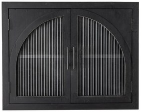 Vitrină neagră din lemn de brad suspendată 62x49x23 cm Lario – Bloomingville