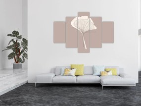 Tablou - Frunze bej N⁰3 (150x105 cm)