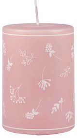 Lumânare Unipar Fleur, durată ardere 30 h, roz