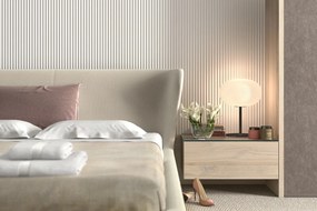 Profil dreapta panou riflaj decorativ 3D din polimer rigid, model Moon - 3.6x1.2x290 cm