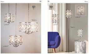 Aplica eleganta design modern Bijou 6582-2CC SRT