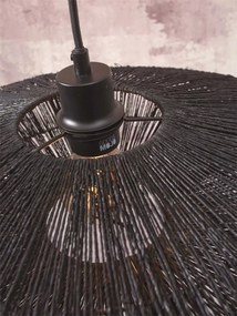 Lampa de podea eco din iuta Iguazu L 55cm negru