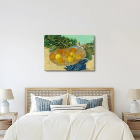 Tablou - Vincent van Gogh, Still Life of  Oranges and Lemons with  Blue Gloves, reproducere (70x50 cm)
