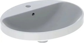 Lavoar incastrat Geberit Variform 55 cm cu orificiu baterie cu orificiu preaplin