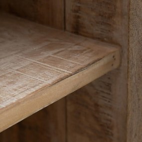 Vitrină în culoare naturală din lemn de mango 160x71 cm – Ixia