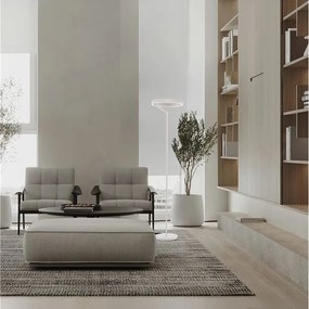 Lampadar circular aluminiu alb LED ADALIZ