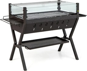 Grătar pe cărbune cu grătare