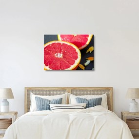 Tablou cu grapefruit tăiat (70x50 cm)